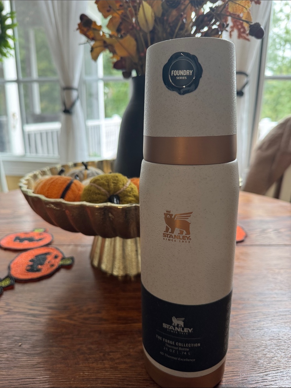 Stanley Foundry Series White and Copper Travel Bottle
